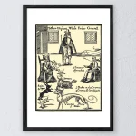 Witchcraft Pamphlet Reproduction Framed Print A4