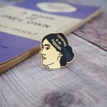 Virginia Woolf Enamel Pin Badge