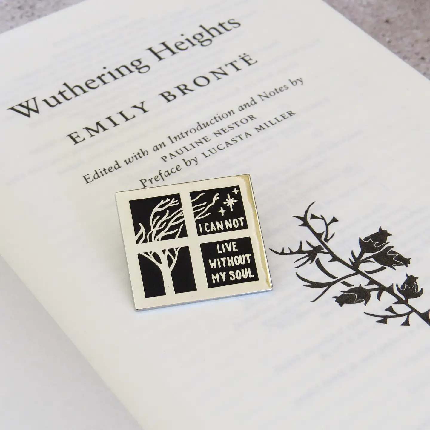 Wuthering Heights Enamel Pin Badge