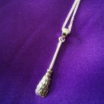 Witch's Broomstick Necklace